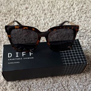 Diff Eyewear Tortoiseshell Square Sunglasses - Brown/Black